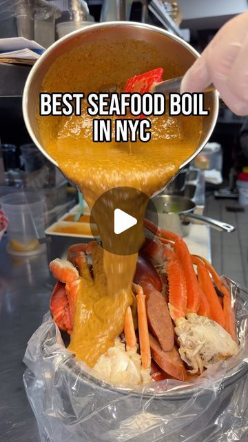 This seafood boil is absolutely unreal

📍Aqua Boil (Manhattan, NYC)

#seafood #shrimp #crab #lobster #macncheese #food #foodie #sausag... | Instagram Seafood Boil Videos, Crab Boil Recipe, Boil Seafood, Seafood Boil Party, New York Eats, Seafood Shrimp, Seafood Boil Recipes, Crab Boil, Boiled Food