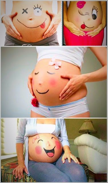 Fotos barriga Vom Avea Un Copil, Pregnant Belly Painting, Funny Baby Pictures, Belly Painting, Maternity Photography Poses, Baby Belly, Foto Baby, Pregnant Woman, Pregnant Belly