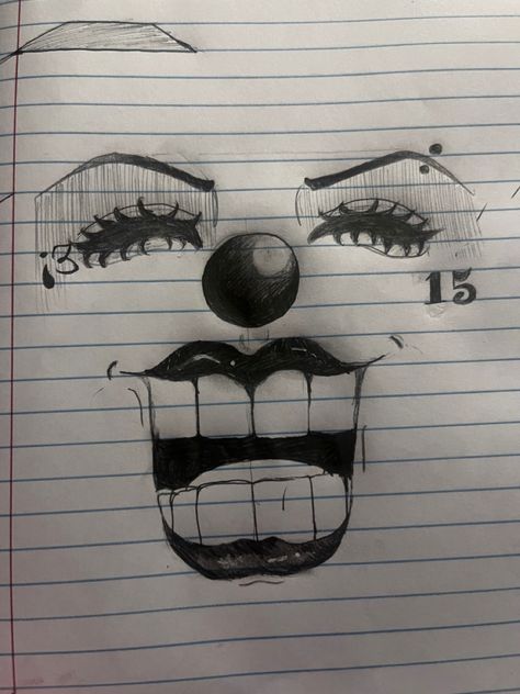 Chicana Clown Drawing, I Only Have Eyes For You Drawing Tiktok Trend, Smile Now Cry Later Draw, Easy Chicano Art, Gangsta Drawings Easy, Cholo Drawing Easy, Oldies Drawings Easy, Dope Sketches Easy, Chicano Sketches