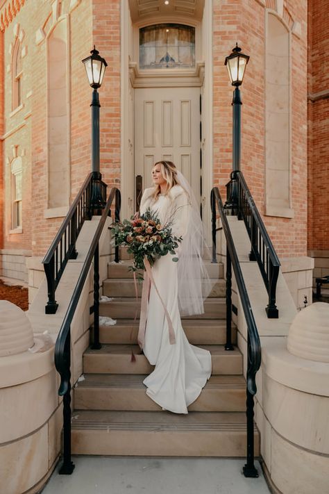 City Bridal Shoot, Lds Wedding Photos, City Bridals, Bohemian Wedding Bridesmaids, Provo City Center Temple Wedding, Boho Shoot, Temple Wedding Photos, Provo City Center Temple, Temple Wedding Photography