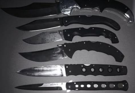 Knife Aesthetic, Creepy Core, Pretty Knives, Knife Collection, Outdoor Equipment, Cool Knives, The Villain, Internet, Energy