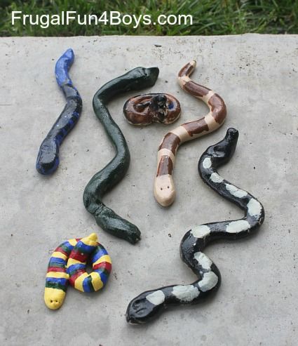 Make salt dough snakes!  Even little kids can roll them out, and bigger ones enjoy painting them to look like specific types of snakes. Salt Dough Snakes, Make Salt Dough, Snake Crafts, Crafts For Boys, Camp Ideas, Crafty Kids, Boy Scout, Learning Ideas, Kids Activity