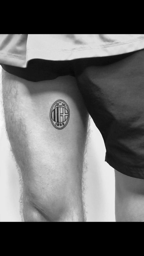 Tiny Fineline Ac Milan Tattoo Ac Milan Tattoo Ideas, Ac Milan Tattoo, Soccer Tattoos, Milan Wallpaper, Football Tattoo, Rose Drawing Tattoo, Forearm Band Tattoos, Medusa Tattoo, Latest Tattoos