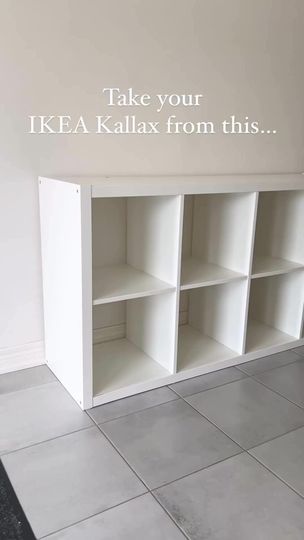 150K views · 3.3K reactions | Kallax DIY Crédits : @ikeahack | One Minute Home | Joel Sunny · Luminary Joel Sunny, Kallax Ikea, Ikea Hack, Square, Design