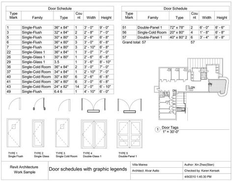 Door schedules with graphic legends Door Schedule, Villa Mairea, Window Detail, Canning Labels, Sheet Template, School Worksheets, Schedule Template, Bifold Doors, Door Window