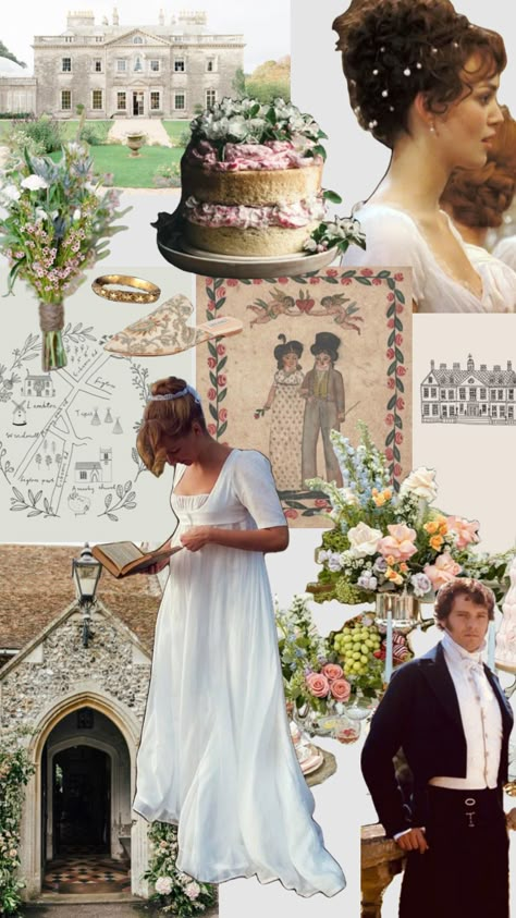 Jane Austen Wedding Bridgerton Wedding Jane Austin Wedding Theme, Regency Style Wedding, 1900s Wedding Theme, Jane Austen Wedding Aesthetic, Jane Austen Wedding Theme, Regency Era Wedding Theme, Jane Austen Bridal Shower Ideas, Jane Austen Themed Party, Regency Wedding Theme