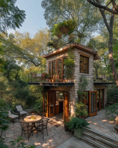 Tiny House Inspiration, Tiny House Cabin, Dream House Exterior, House Goals, Tiny House Design, Cabins In The Woods, Dream House Decor, Dream Home Design, Container House