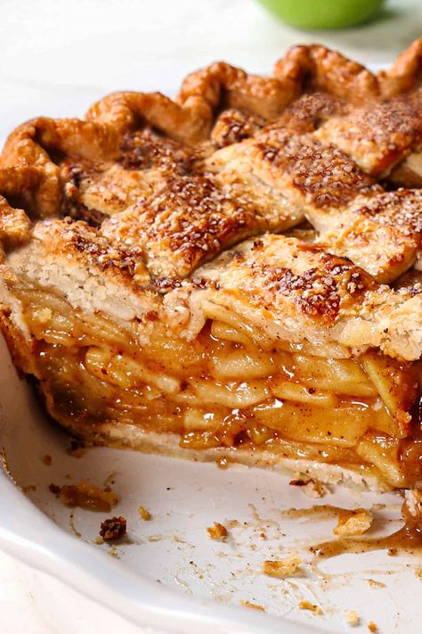 Homemade Apple Pie Recipe - Carlsbad Cravings Apple Pie With Red Apples, Natasha Kitchen Apple Pie, King Arthur Apple Pie, Apple Pie With Ready Made Crust, Good Apple Pie Recipe, Honey Crisp Apple Pie Recipe, Gooey Apple Pie, Best Apple Pie Recipe Ever, Southern Apple Pie Recipe Homemade