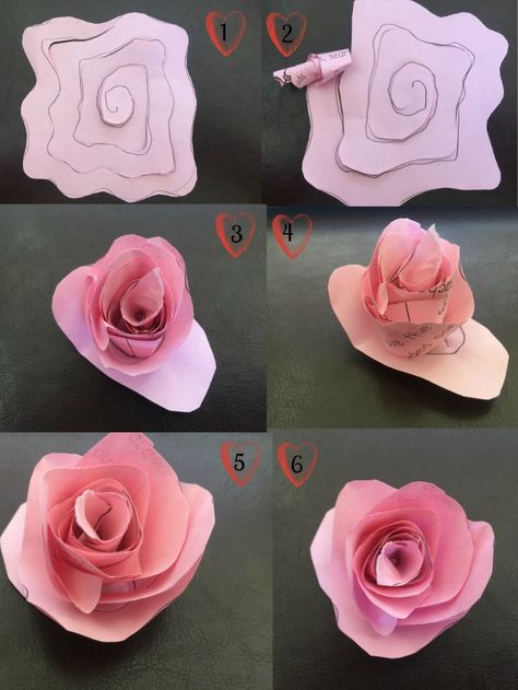 Flower Twisting Craft Tutorial – Quick And Easy #iCraft #MyValentine #CraftIdeas #crafttutorial #flowertwistingcrafrt Paper Flowers Diy Easy, Quick And Easy Crafts, Diy Flores, Desain Quilling, Easy Paper Flowers, Wine Bottle Diy Crafts, Paper Rose, Paper Flowers Diy, Craft Tutorial