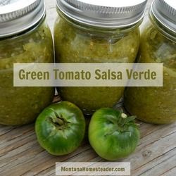 Easy Homemade Body Butter Recipe - Montana Homesteader Green Tomato Salsa Verde, Canning Green Tomatoes, Green Tomato Salsa, Green Tomato Recipes, Salsa Verde Recipe, Salsa Guacamole, Homemade Salsa Recipe, Green Peppers, Homemade Salsa