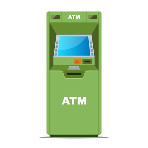 Green atm for withdrawing money | Premium Vector #Freepik #vector #atm-machine #atm #withdraw-money #cash-machine Birthday Board Classroom, Green Cartoon, Photography Backdrop Stand, Cash Machine, Atm Card, Motivational Picture Quotes, Card Drawing, Birthday Board, Going Fishing