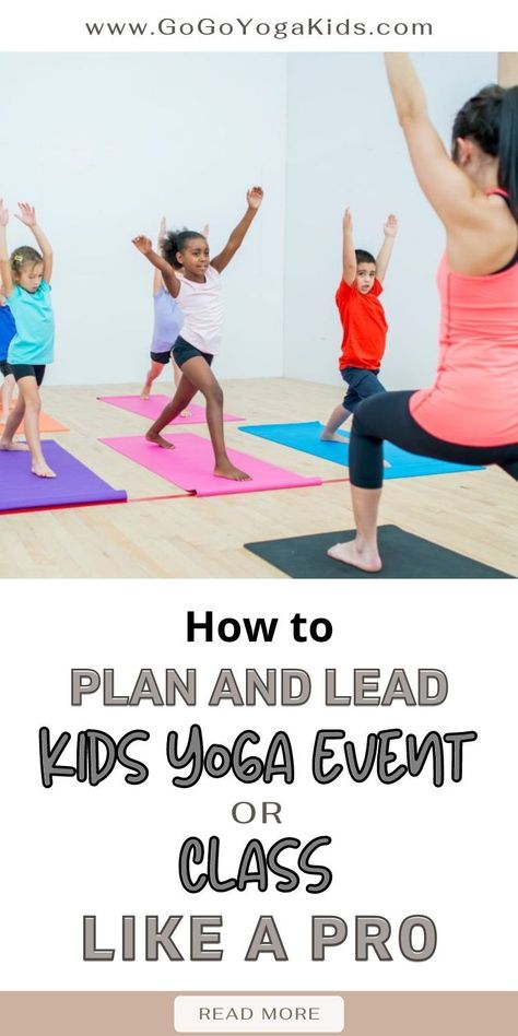 Part of the fun of introducing children to yoga is teaching classes and leading events. I do both of these on a regular basis and understand that while they are both important, they are both completely different in terms of how to teach kids yoga. Kid Friendly Yoga, Fun Yoga Poses, Kids Yoga Games, Preschool Yoga, Yoga Event, Kids Workout, Kid Yoga, Kid Yoga Lesson Plans, Yoga Goals