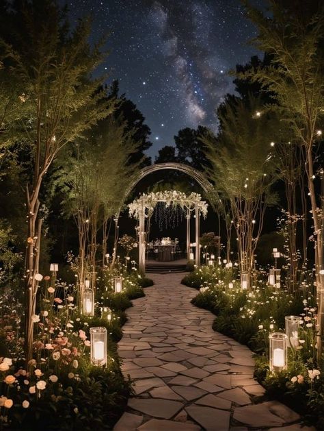 Pretty Venues For Weddings, Wedding Forest Theme Enchanted Garden, Fairytale Wedding Venue Ideas, Wedding In A Forest, Oregon Wedding Venues Outdoors, Proposal Backyard, House Decorations For Wedding, Dream Wedding Venue Outdoors, Wedding Places Outdoor