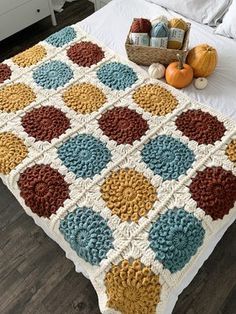 Special Edition Autumn Island Time Blanket Pattern — NautiKrall Crochet Nautikrall Crochet, Crochet Blanket Ideas, Crochet Cluster Stitch, Chunky Crochet Blanket Pattern, Crochet Throw Pattern, Granny Square Crochet Patterns Free, Chunky Crochet Blanket, Crochet Afghan Patterns Free, Blanket Ideas