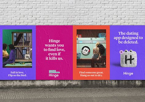 Hinge App, Hinge Dating App, Hinge Dating, Brand Campaign, App Interface, Dating App, Dating Apps, Dating Websites, Digital Advertising