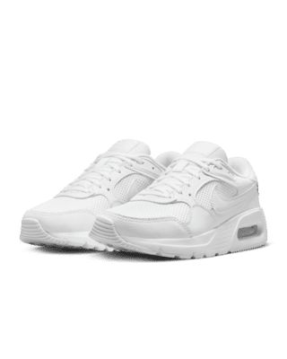 White Workout Shoes, White Nike Running Shoes, White Sneakers Nike, White Nike Sneakers, Nike Air Max Sc, Nike Low Tops, Air Max Sc, Nike Air Max White, Tennis Outfit