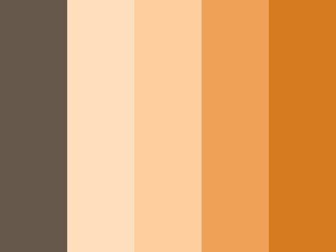 The orange I think looks good against the wood floors... Orange Mix Color, Cream Color Scheme, Color Palette Living Room, Ice Cream Art, Orange Color Palettes, Color Palette Challenge, Pink Color Schemes, Brown Color Palette, Design Palette