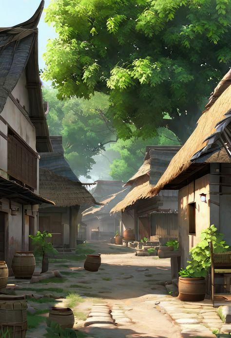 Konsep Anime Latar Belakang Lingkungan Pedesaan 3d#pikbest##Illustration Anime Bg, Story Telling, Drama, Character Design, Building, Anime, Quick Saves, Design, Art