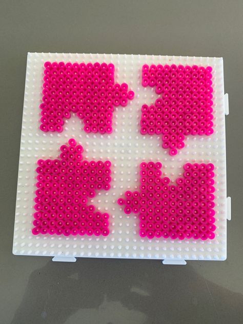 Melty bead patterns Melt Beads Patterns, Hamma Beads Ideas, Easy Perler Bead Patterns, Melty Bead Patterns, Pearl Beads Pattern, Easy Perler Beads Ideas, Pony Bead Patterns, Diy Perler Bead Crafts, Perler Bead Templates