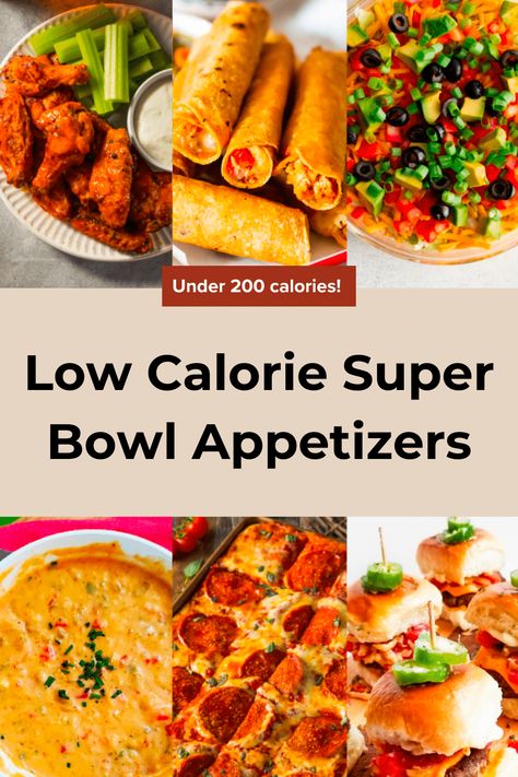 Low Calorie Appetizers, Health Beet, High Protein Snack Recipes, Healthy Low Calorie Snacks, Football Appetizers, Neighborhood Party, Superbowl Appetizers, Football Snacks, Football Party Food