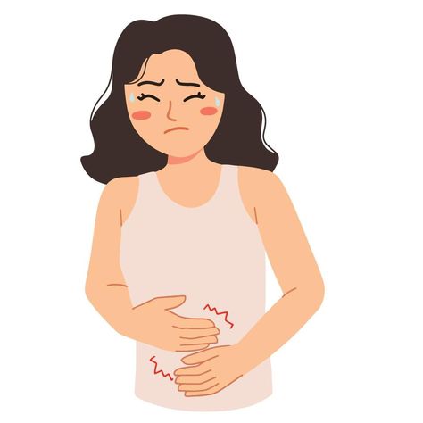 Stomach Ache Illustration, Stomachache Illustration, Period Cramps Illustration, Periods Illustration, Period Illustration Art, Abdominal Pain Relief, Stomachache, Stomach Cramps, Period Cramps