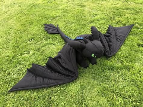 Giant Toothless plush PDF sewing pattern and instuctions | Etsy Toothless Plush, Dragon Toothless, Toothless Dragon, Httyd Dragons, Crochet Dragon, Dragon Trainer, Plush Pattern, Diy Crochet Projects, Cute Stuffed Animals