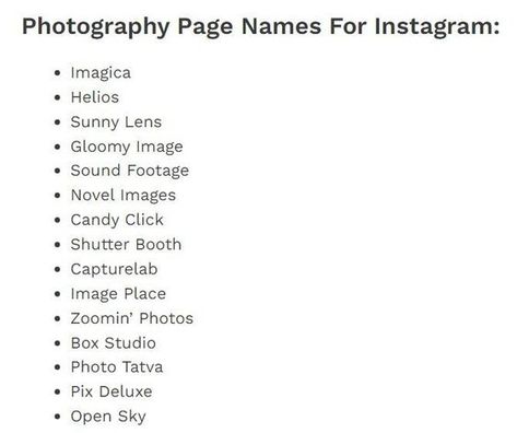 Photography Page Names For Instagram Instagram fonts #instagramfonts social media fonts #socialmediafonts fonts #fonts font #font 8.89 Photography Page Names, Photography Name Ideas, Name Ideas For Instagram, Captivating Photography, Instagram Fonts, Instagram Username, Names For Instagram, Photography Names, Instagram Font