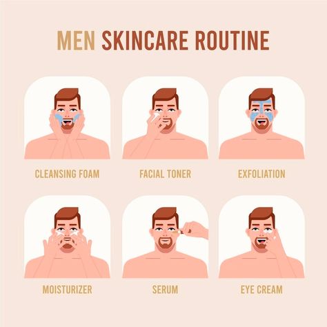 Men Face Care Routine, Mens Beauty Tips, Skin Care Routine Steps Men, Male Hygiene Tips For Men, Mens Facial Care Routine, Mens Hygiene Routine, Men Facial Skin Care Routine, Oily Face Skin Care Routine Men, Mens Face Care Routine