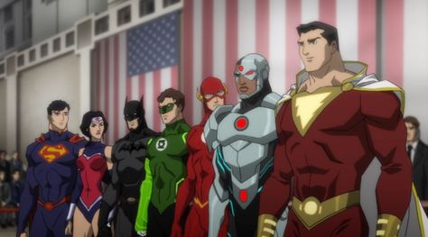 5 Animated DC Comic Movies That Are Better Than 'Batman v Superman' Justice League Animated Movies, Reign Of The Supermen, Shazam Movie, Justice League Animated, New Justice League, Jay Baruchel, Dc Animated, Anton Yelchin, George Miller