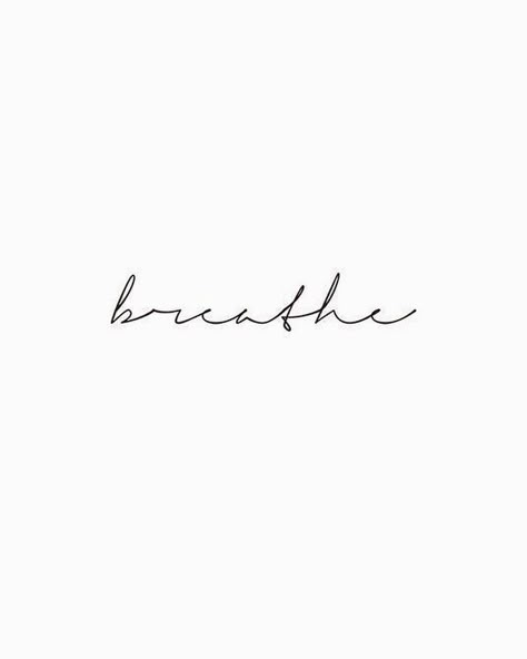 Just breathe You are strong enough to handle your challenges, wise enough to find solutions to your problems, and capable enough to do… Strong Enough Tattoo, Breathe Tattoos, Tattoo Word Fonts, Enough Tattoo, Body Suit Tattoo, Tattoo Font, Strong Words, Tattoo Script, Dainty Tattoos