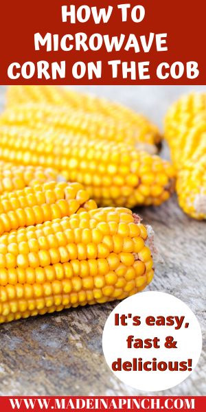 Looking for a healthy summer side dish you can make in minutes? Check out this post to learn how to make perfect, easy corn on the cob in the microwave! #sidedish #recipes #cornonthecob #corn #fastsidedish #healthydish Cook Corn In Microwave, Easy Corn On The Cob, Quick Healthy Side Dishes, Best Corn On The Cob, Microwave Corn On The Cob, Microwave Corn, Cooking Corn, Quick Side Dish, Easy Corn