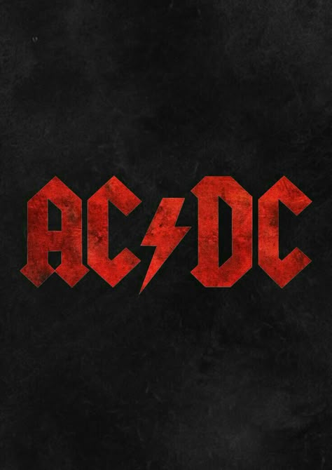 Ac/dc Aesthetic, Ac Dc Wallpapers, Acdc Poster, Metal Fanart, Dc Poster, Ac Dc Logo, Acdc Band, Ac/dc, Acdc Logo