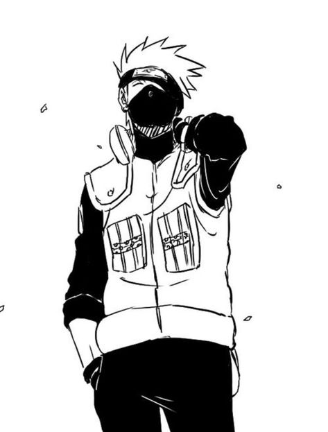 Kakashi Funny, Kakashi Hokage, Naruto Sketch Drawing, Naruto Tattoo, Naruto Sketch, Naruto Drawings, Kakashi Sensei, Naruto Cute, Naruto Kakashi