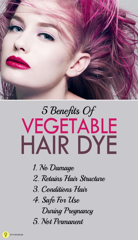 Ever thought of dyeing your hair with...veggies? Click to read 5 reasons why you should consider DIY vegetable hair dye! Trend Haircolor, Sabrina Hair, Herbal Hair Dye, Hair Dye Brands, Vegan Hair Dye, Diy Hair Dye, Best Hair Dye, Vegetable Benefits, Pink Hair Dye