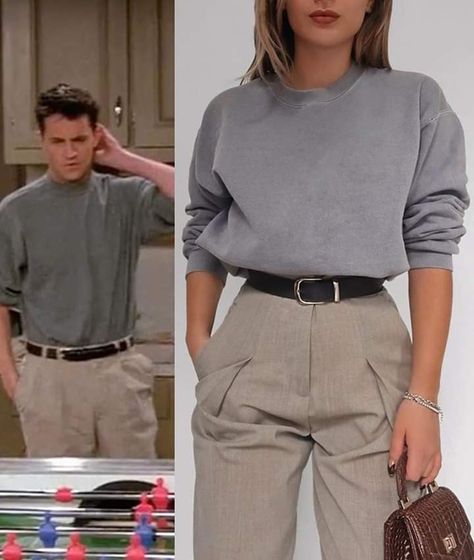 #chandlerbing #outfits #friends #90s #fashion Chandler Bing Outfits, Friends Outfits 90s, Look 80s, 15 Outfits, 90’s Outfits, Spiritual Fashion, 90s Inspired Outfits, Tv Show Outfits, Outfit 90s