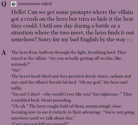 writing prompts Writing Prompts Demons, Confrontation Writing Prompts, Forbidden Love Dialogue Prompts, Forced Proximity Writing Prompts, Tsundere Writing Prompts, Nature Writing Prompts, Slice Of Life Writing Prompts, Suggestive Writing Prompts, Forbidden Romance Prompts