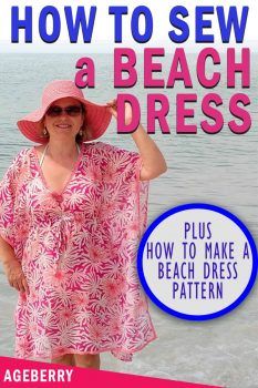 beach dress DIY plus sewing pattern Swimsuit Coverup Pattern, Beach Coverup Pattern, Beach Dress Casual, Dress Sewing Tutorials, Diy Beach, Sewing 101, Summer Sewing, Dress Patterns Free, Sew Ins