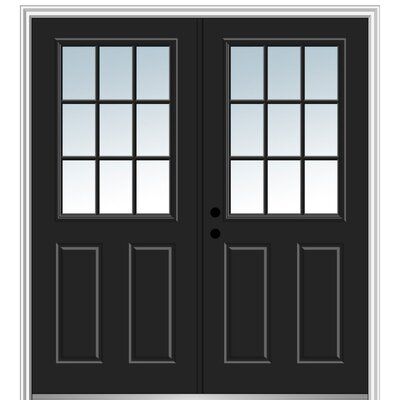 Mahogany Wood Doors, Double Front Entry Doors, Double Doors Exterior, Fiberglass Front Door, Custom Front Doors, Entry Doors With Glass, Craftsman Door, French Doors Exterior, Wood Entry Doors