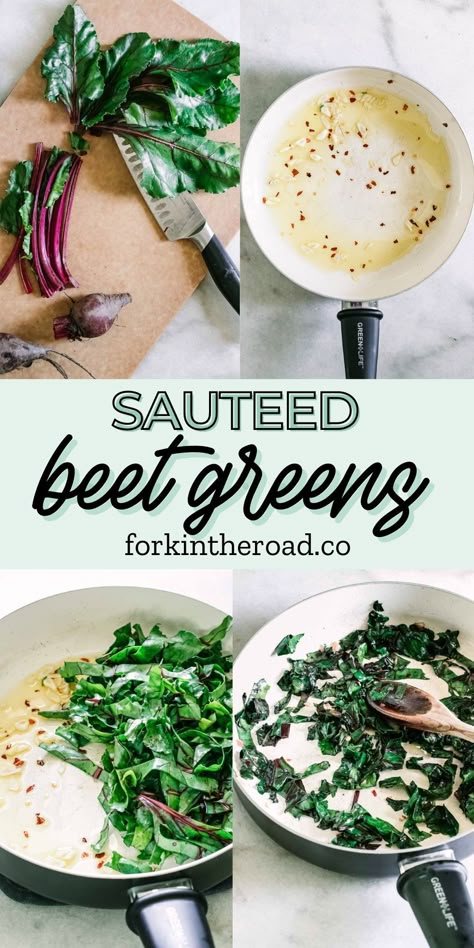 Pan Fried Beets, Beets Leaves Recipe, Beet Tops, Silver Beet Recipes, Beet Stems Recipe, Beet Tops Recipes, Beet Leaves, Beet Leaves Recipe, Beet Greens Recipe