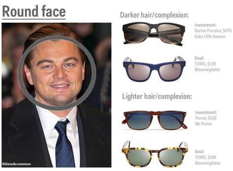 leonardo di caprio sunglasses Sunglasses Long Face, Mens Glasses Frames Face Shapes, Sunglasses For Round Face, Glasses For Round Faces, Round Face Men, Round Face Sunglasses, Travel Accessories For Men, Glasses For Your Face Shape, Lighter Hair