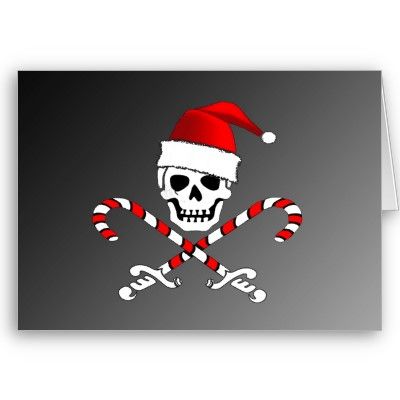 Christmas Pirate, Funny Christmas Door, Pirate Humor, Funny Holiday Photos, Pirate Christmas, Pirate Jolly Roger, Biker Christmas, Pirate Quotes, Pirate Ideas