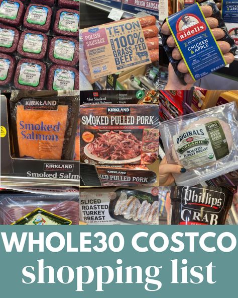 The Best Whole30 Costco Shopping List - The Clean Eating Couple Dairy Free Grocery List, Whole30 Shopping List, Paleo Shopping List, Costco Shopping List, Free Grocery List, 30 Diet, Paleo For Beginners, Whole 30 Meal Plan, Paleo Foods