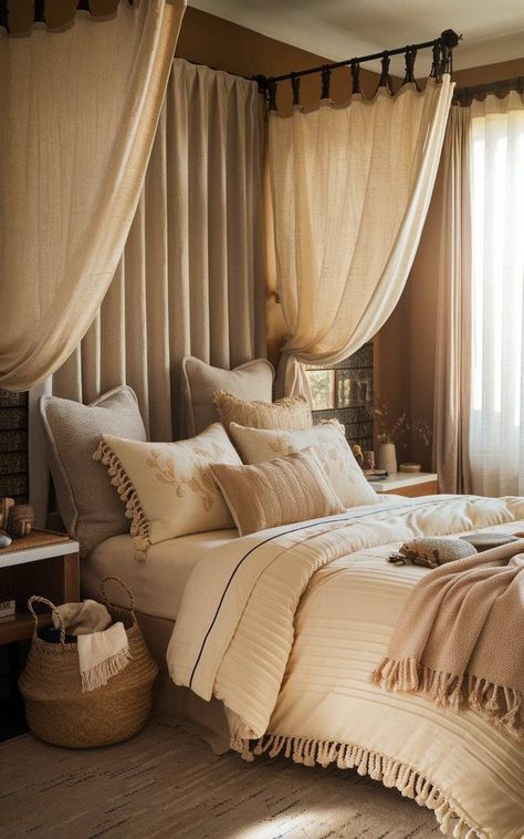 37 Stylish Cream Bedroom Ideas for a Cozy Retreat - INFOR EASY HOME Cream Bedroom Ideas, Cream Bedroom, Cream Bedrooms, Bedroom Ideas, Cream, Bedroom