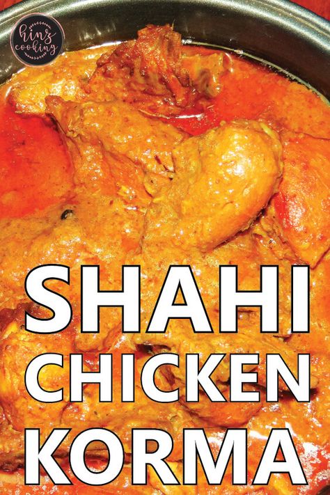 Shahi Korma Recipe, Chicken Korma Recipe Indian Foods, Chicken Shahi Korma Recipe, Food Recipes Pakistani, Shahi Korma, Pakistani Chicken Recipes, Food Pakistani, Middle Eastern Food Recipes, Eastern Food Recipes