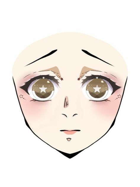 Demon Slayer Face Claim, Kny Oc Eyes, Demon Slayer Face, Anime Face Shapes, Base Kny, Kny Base, Oc Template, Kny Ocs, Oc Face