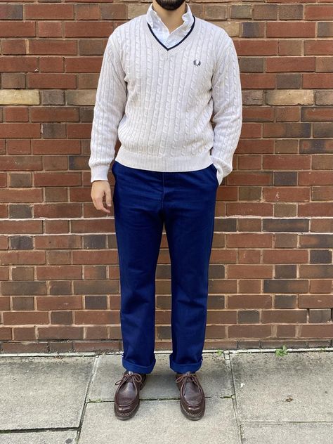 Fred Perry / Gitman Vintage / A Vontade / Paraboot Cricket Jumper, Gitman Vintage, Jumper, Normcore, Pants, Trousers