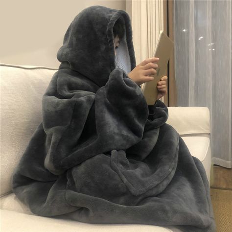 🔥Buy 1 for 1 free🔥 Winter Thick TV Blanket Hooded Sweatshirt Self Care Shopping List, Self Care Shopping, Winter Gifts, Sherpa Hoodie, Hoodie Blanket, Cute Pajamas, Soft Hoodie, Blanket Wrap, Wearable Blanket