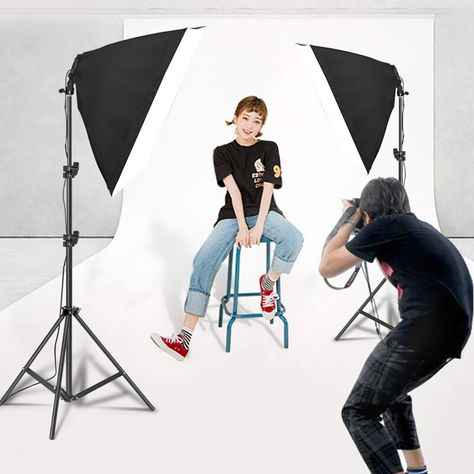 SH Photography Softbox Light Kit Four Lamp Holders Continuous Light System With E27 Check more at https://www.electrobest.net/product/sh-photography-softbox-light-kit-four-lamp-holders-continuous-light-system-with-e27/ Background Stand, Light System, Photography Kit, Light Stand, Studio Lighting, Photo Lighting, Lighting System, Lamp Holder, Tripod