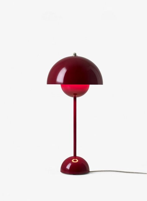 Dining Room Table Lamps, Perfect Living Room, Retro Lamp, Verner Panton, Decorative Table Lamps, Room Lamp, Room Lighting, Brass Lamp, Bedroom Lamps