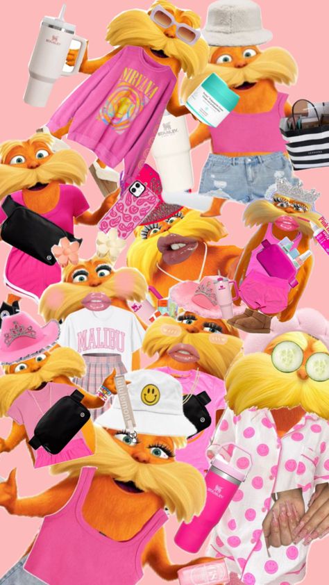 Preppy Lorax (wallpaper) Lorax Wallpaper, Kidcore Wallpaper, Cute Funny Pics, Preppy Girls, Iphone Wallpaper Fall, Funny Pix, Ohana Means Family, Cartoon Wallpaper Iphone, Preppy Wallpaper